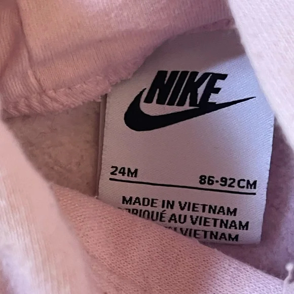 Nike Light Pink Toddler Hoodie & Jogger Set - Picture 2 of 7